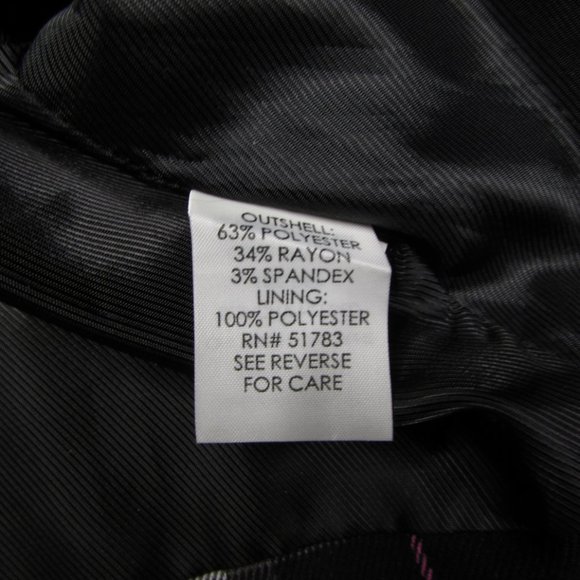 Dolled Up by FANG Large Jacket Plaid 3/4 Sleeve - Picture 4 of 7